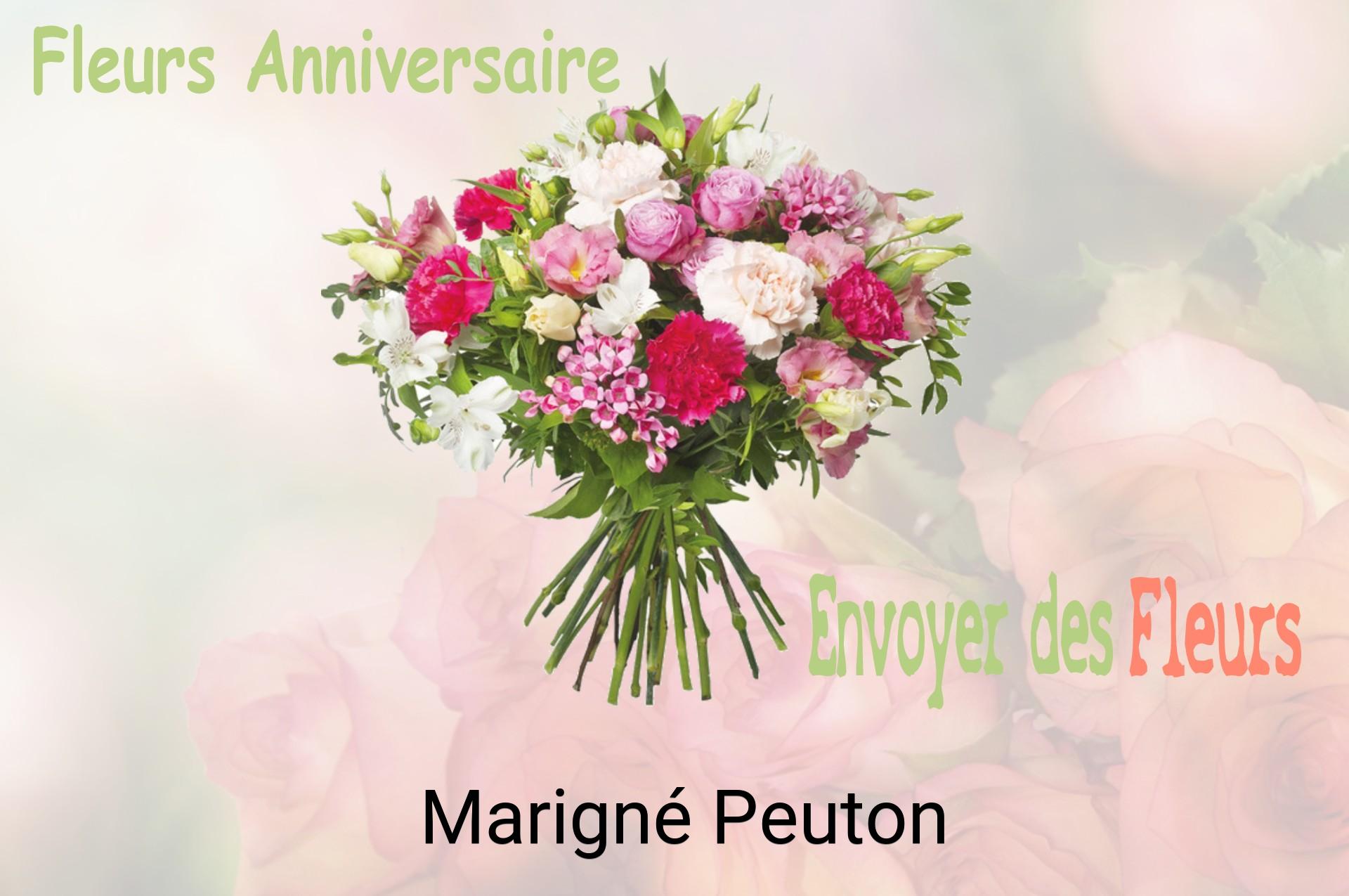 Bouquet de fleurs d’anniversaire livré à Marigné-Peuton